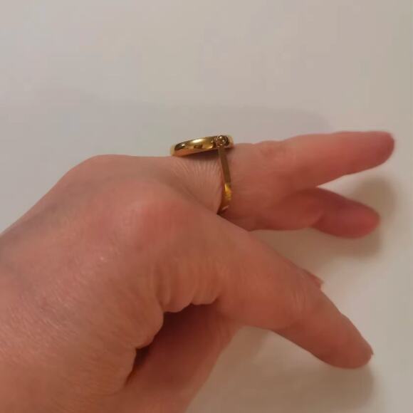 Gold Greek Roman Signet Ring Flip Zeus Hercules Unisex Double Sided Disc God… - Picture 6 of 7